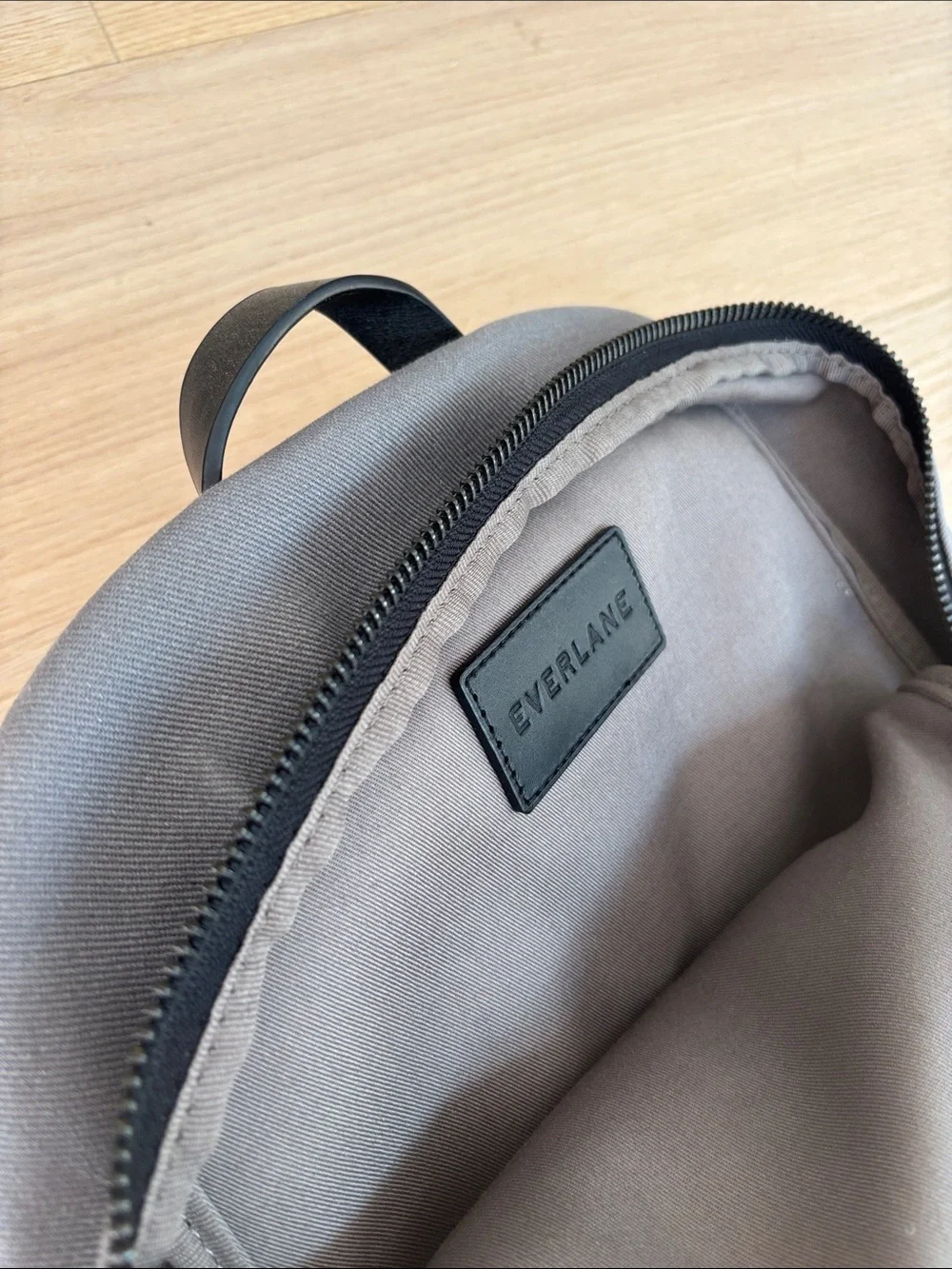 Everlane modern zip backpack